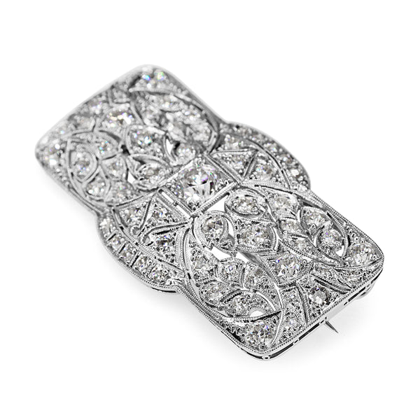 Antique diamond deals brooch