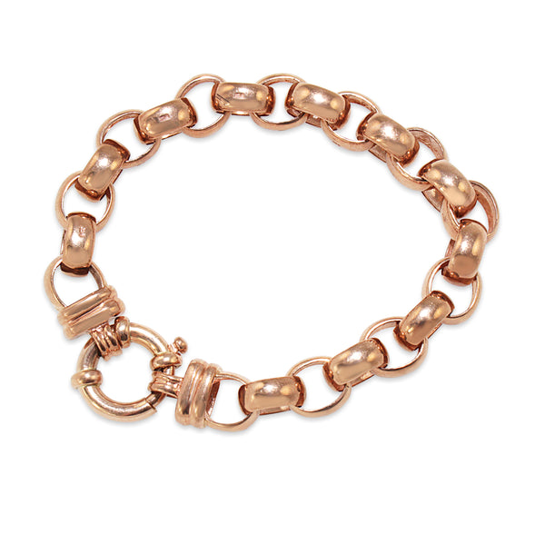 Rose gold deals belcher bracelet