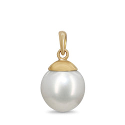 20ct Yellow Gold 14mm South Sea Pearl Pendant