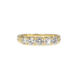 18ct Yellow Gold Vintage 5 Stone Diamond Ring