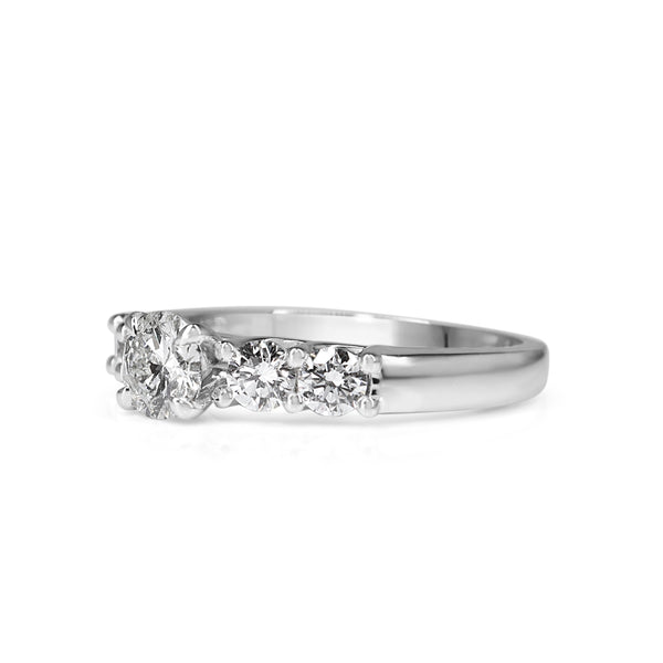 18ct White Gold 5 Stone Diamond Ring