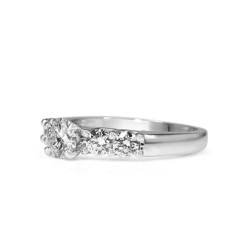 18ct White Gold 5 Stone Diamond Ring