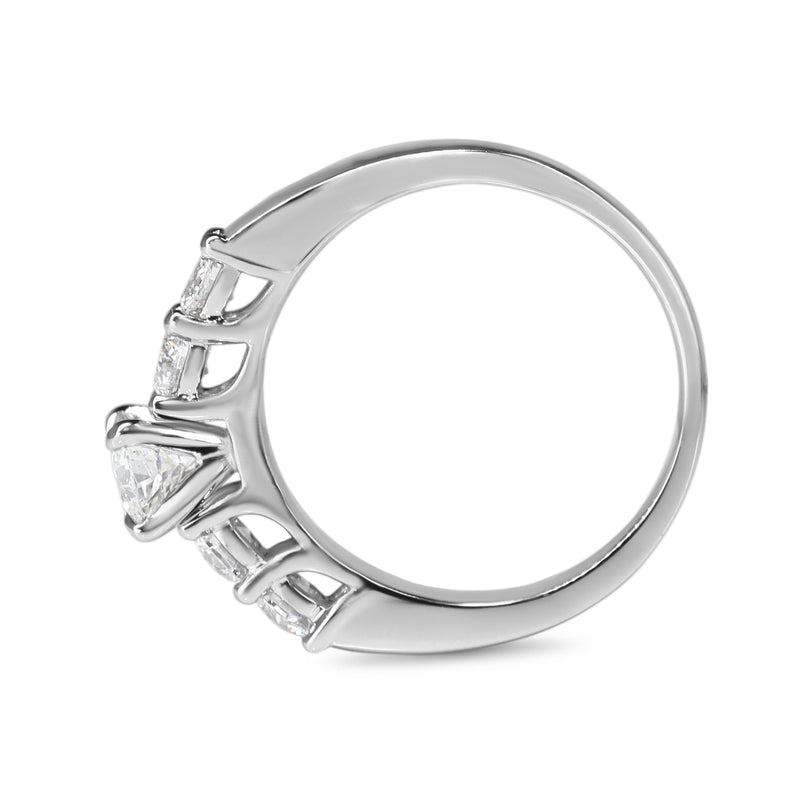 18ct White Gold 5 Stone Diamond Ring