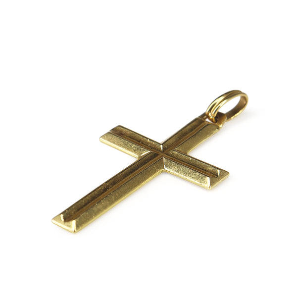 18ct Yellow Gold Cross Pendant