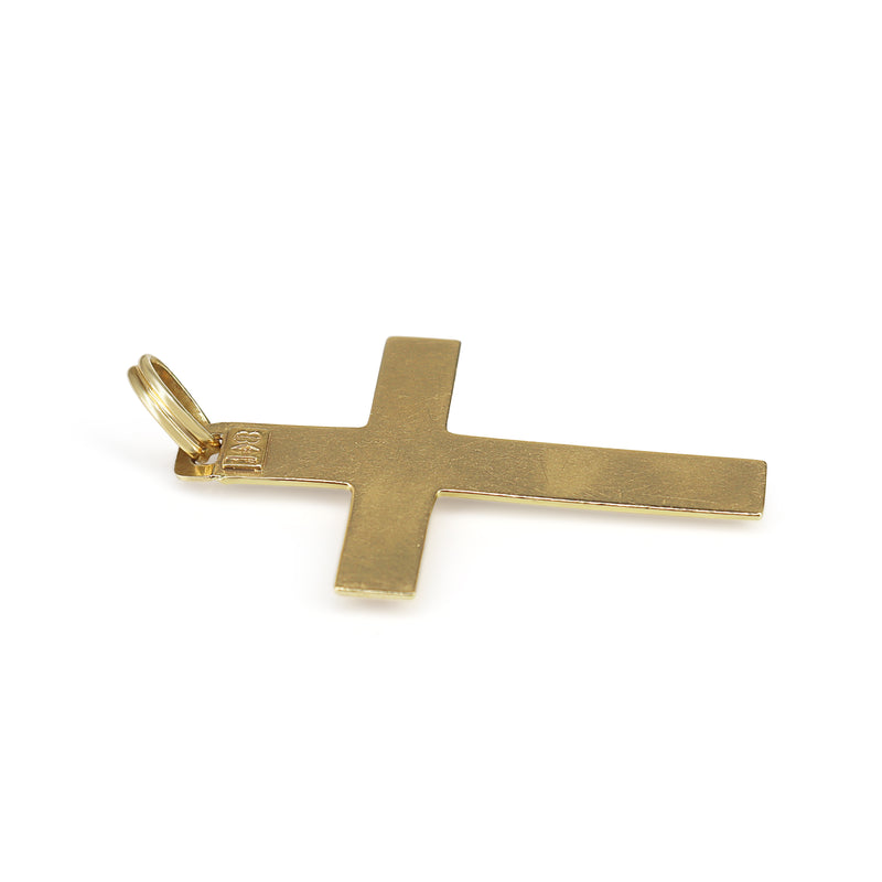 18ct Yellow Gold Cross Pendant