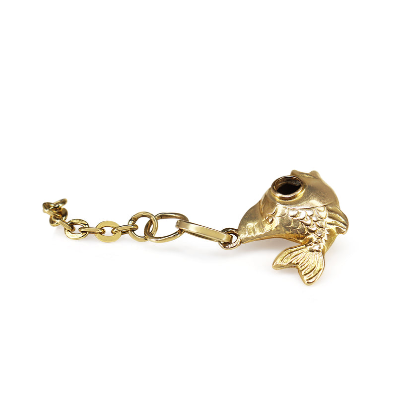 18ct Yellow Gold Fish Charm / Pendant