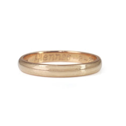 18ct Rose Gold Estate Band Ring