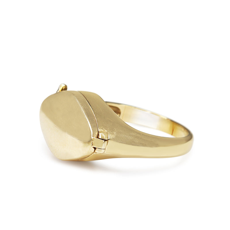 9ct Yellow Gold Poison Ring