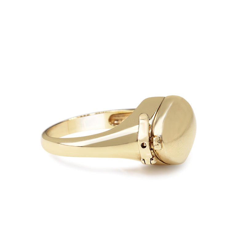 9ct Yellow Gold Poison Ring