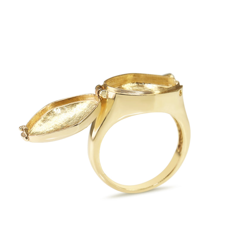 9ct Yellow Gold Poison Ring