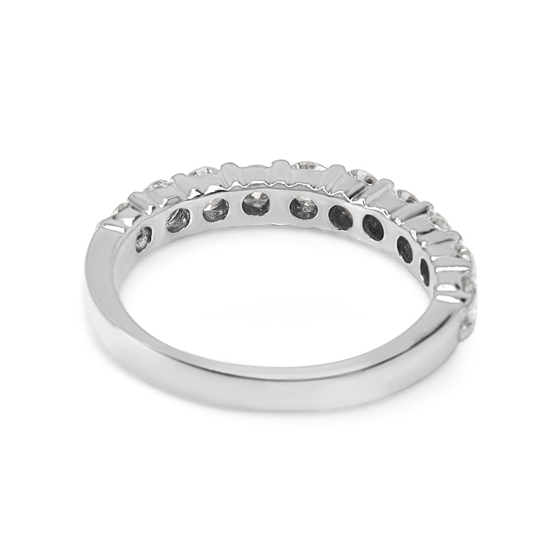 18ct White Gold 1.00ct Diamond Band Ring