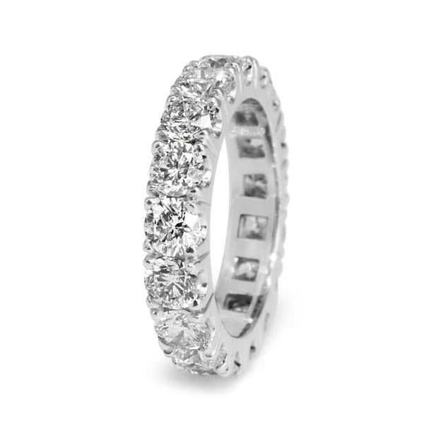 Platinum White Gold All Round Diamond Band