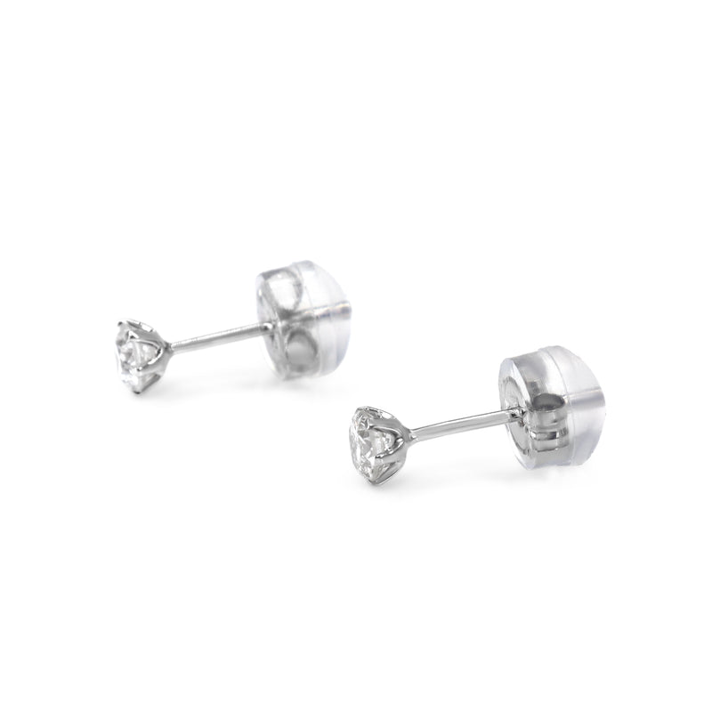 Platinum .30ct Diamond Stud Earrings