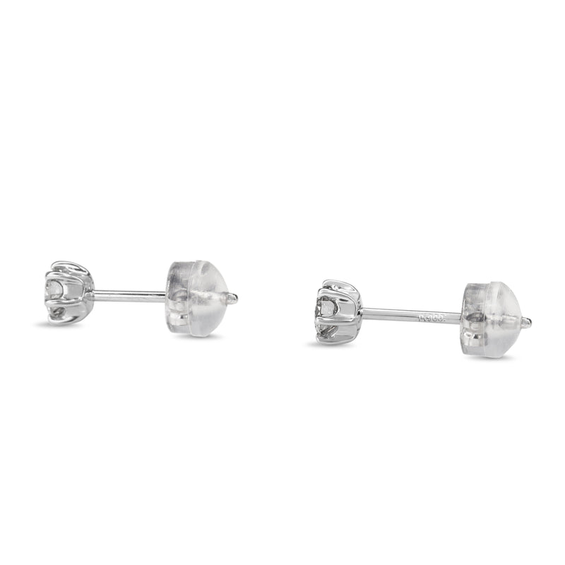 Platinum .42ct Diamond Stud Earrings