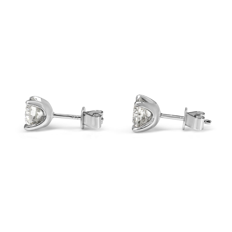 18ct White Gold 2.25ct Diamond Stud Earrings