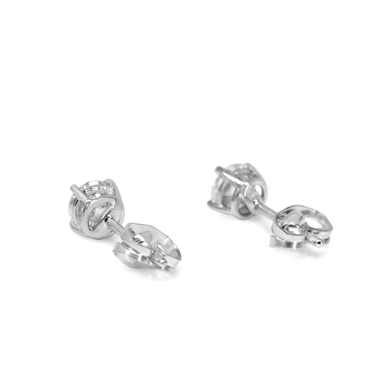 14ct White Gold 1.05ct Diamond Stud Earrings