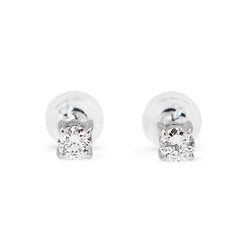 Platinum .20ct Diamond Stud Earrings