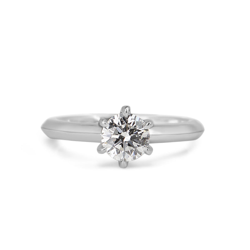 18ct White Gold .70ct Diamond Solitaire Ring