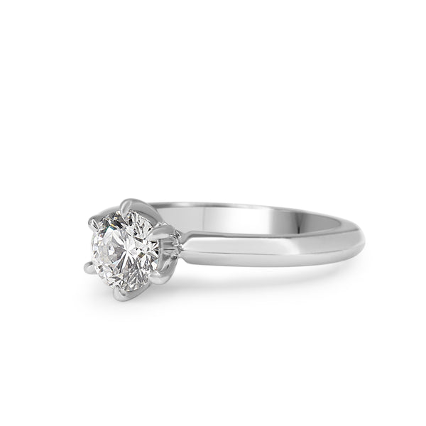 18ct White Gold .70ct Diamond Solitaire Ring