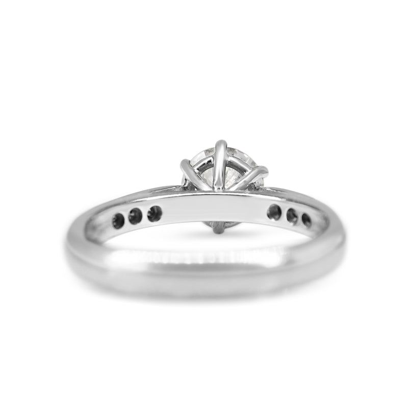 18ct White Gold Diamond Solitaire Ring