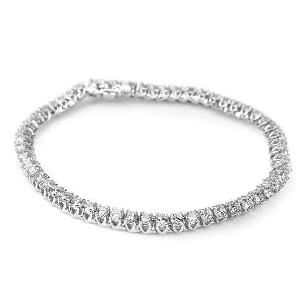 14ct White Gold 5.00ct Diamond Tennis Bracelet