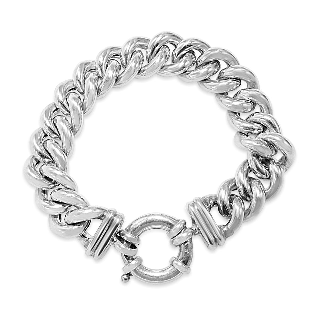 Chunky curb link on sale bracelet